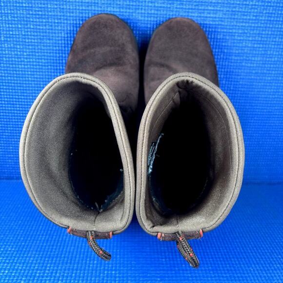 🔴 L.L BEAN THINSULATE FLEX GRIP Women`s Size 6.5 Brown Suede Boots 051708 - Picture 6 of 8